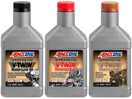 Synthetic V-Twin Motorcycle Oil