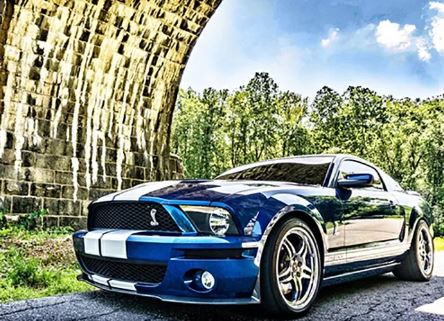 A Car Parking under a Bridge